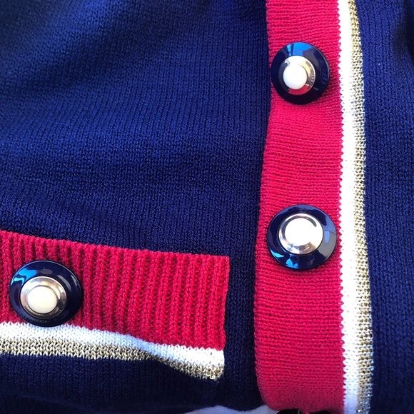 San Remo Vintage 80's Knit Jacket & Top Twin Set - Picture 9 of 12